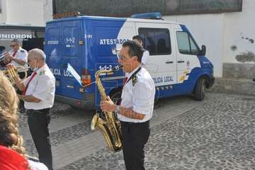 Homenaje de la Banda Municipal de Música a la Policía Local y Policía Nacional  (Foto Francisco Javier Santana)